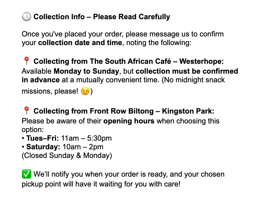 Bakery - Cremora Tart