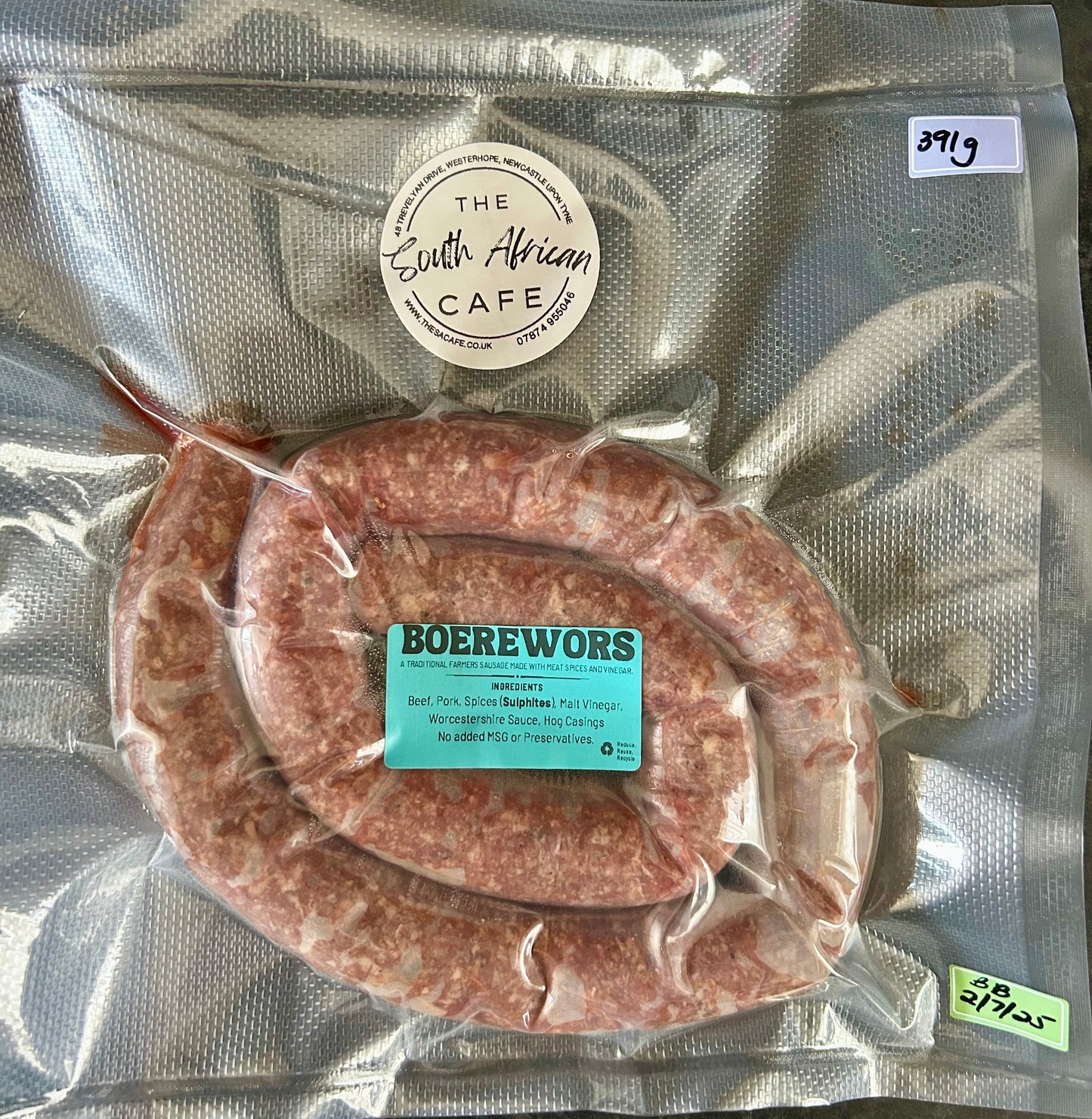 Frozen - Boerewors
