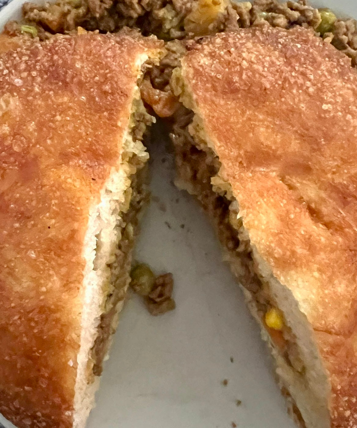 Meal - Vetkoek and curry mince