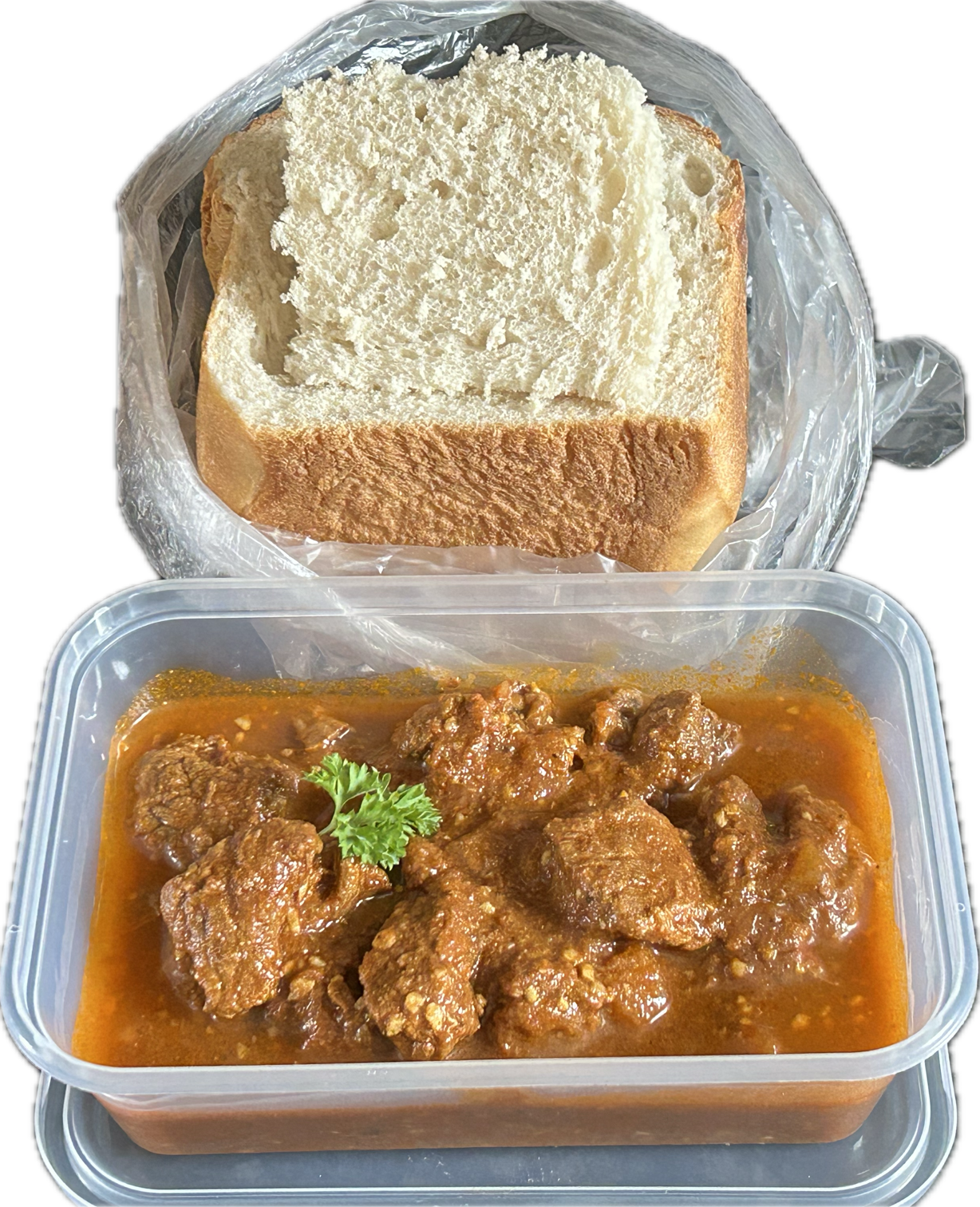 Frozen - Bunny chow (beef) - 1 serving