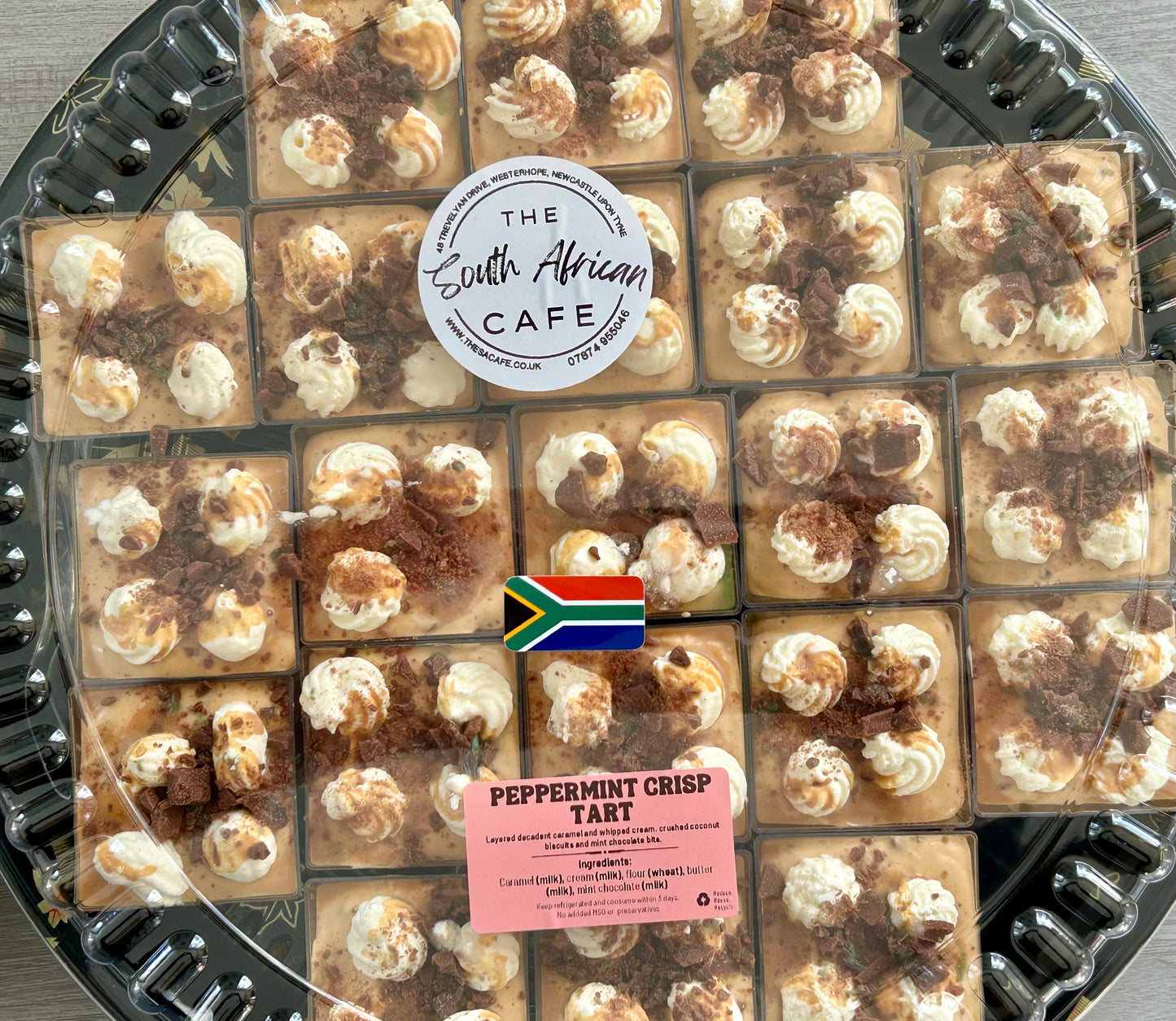Platter - Mini Peppermint Crisp Tarts (Round)