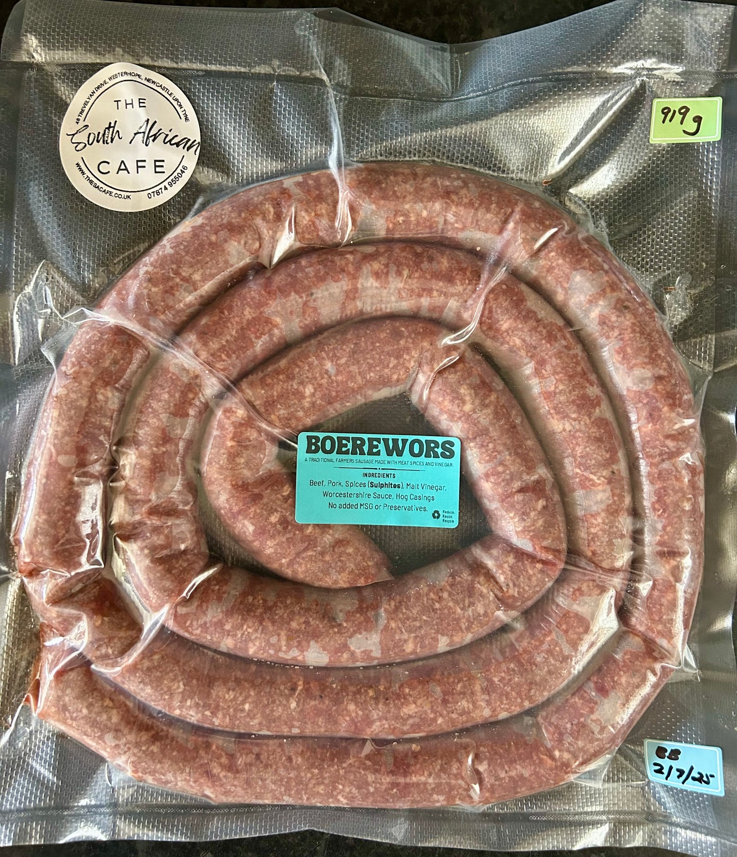 Frozen - Boerewors