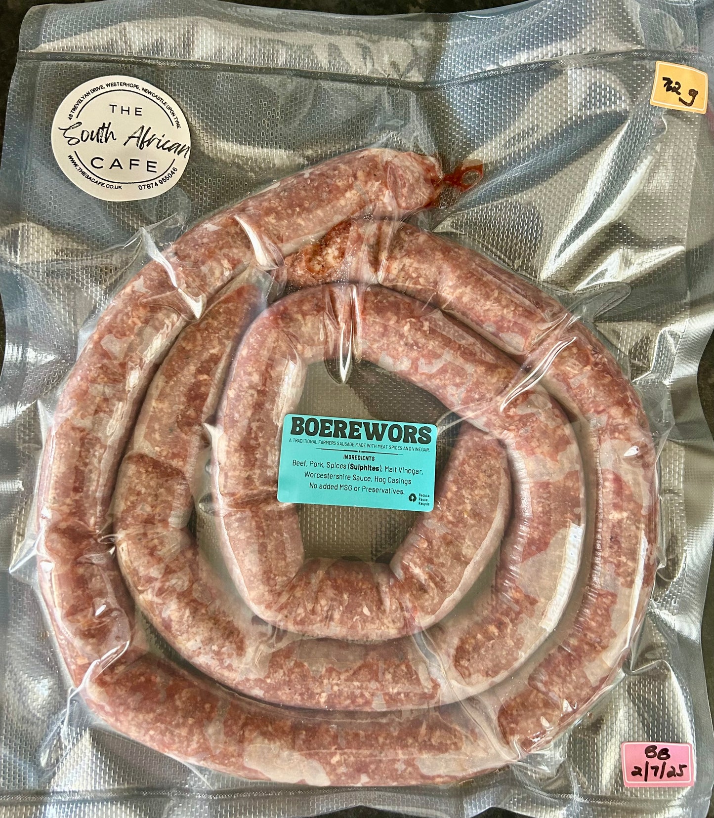 Frozen - Boerewors