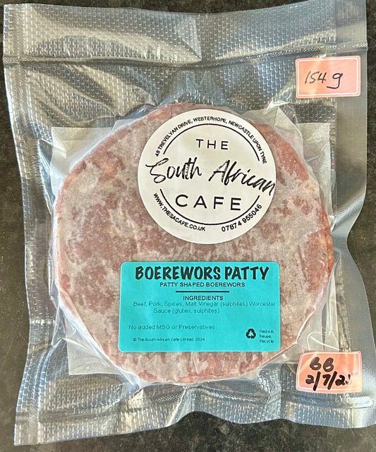 Frozen - Boerewors Patty (150g)