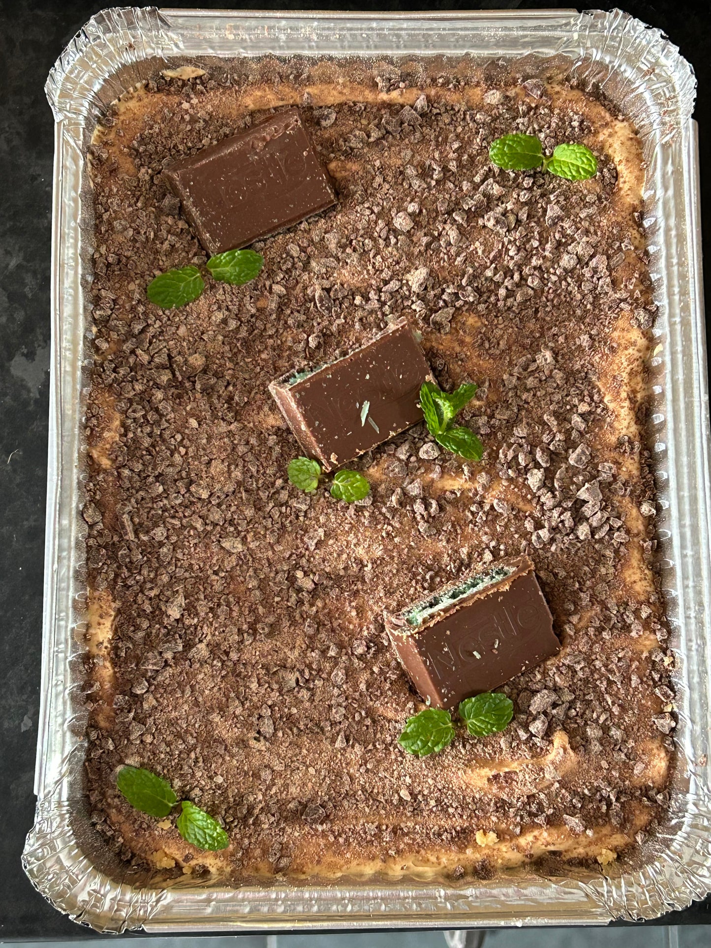 Bakery - Peppermint crisp tart