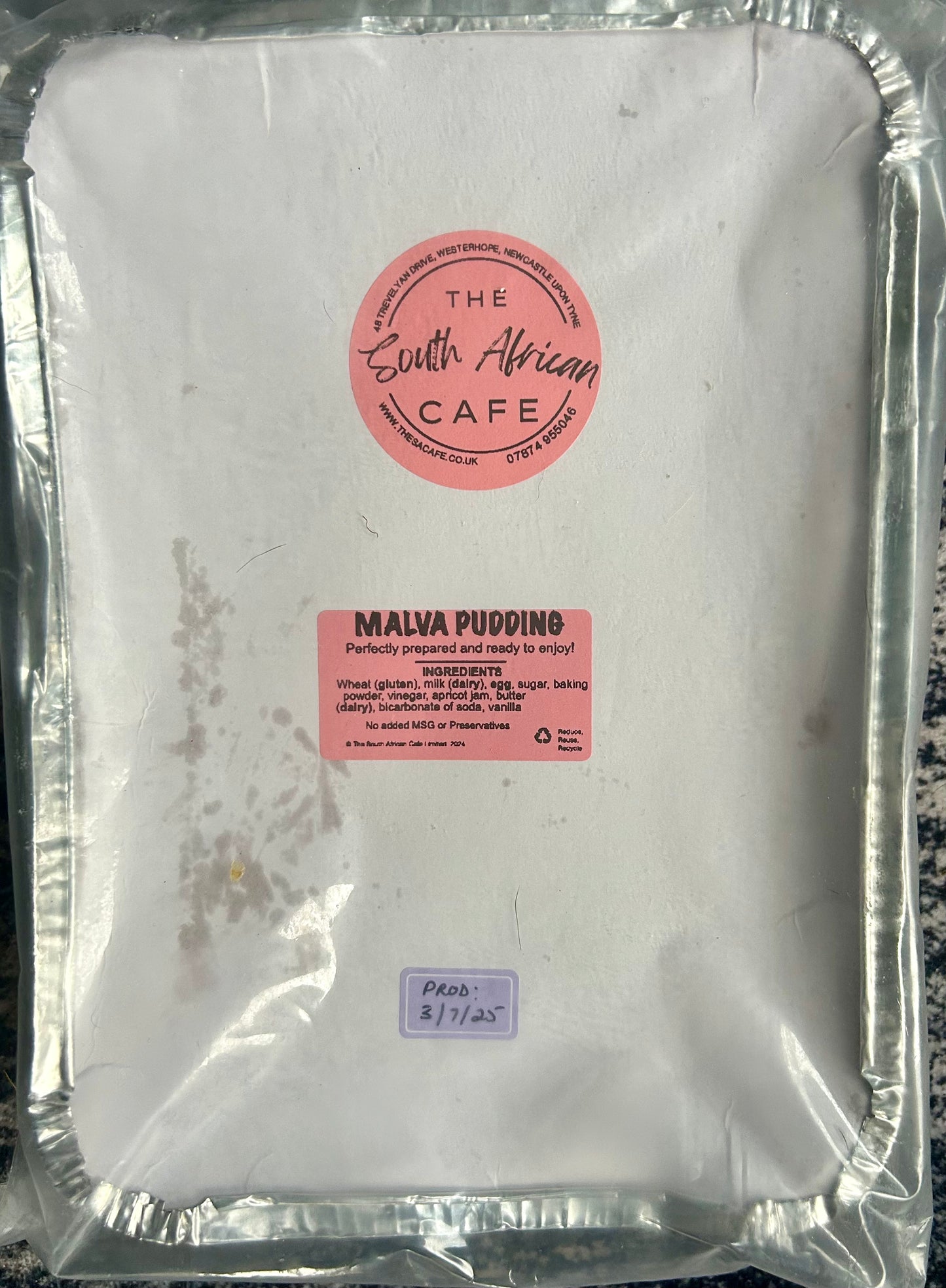 Bakery - Malva pudding - family size