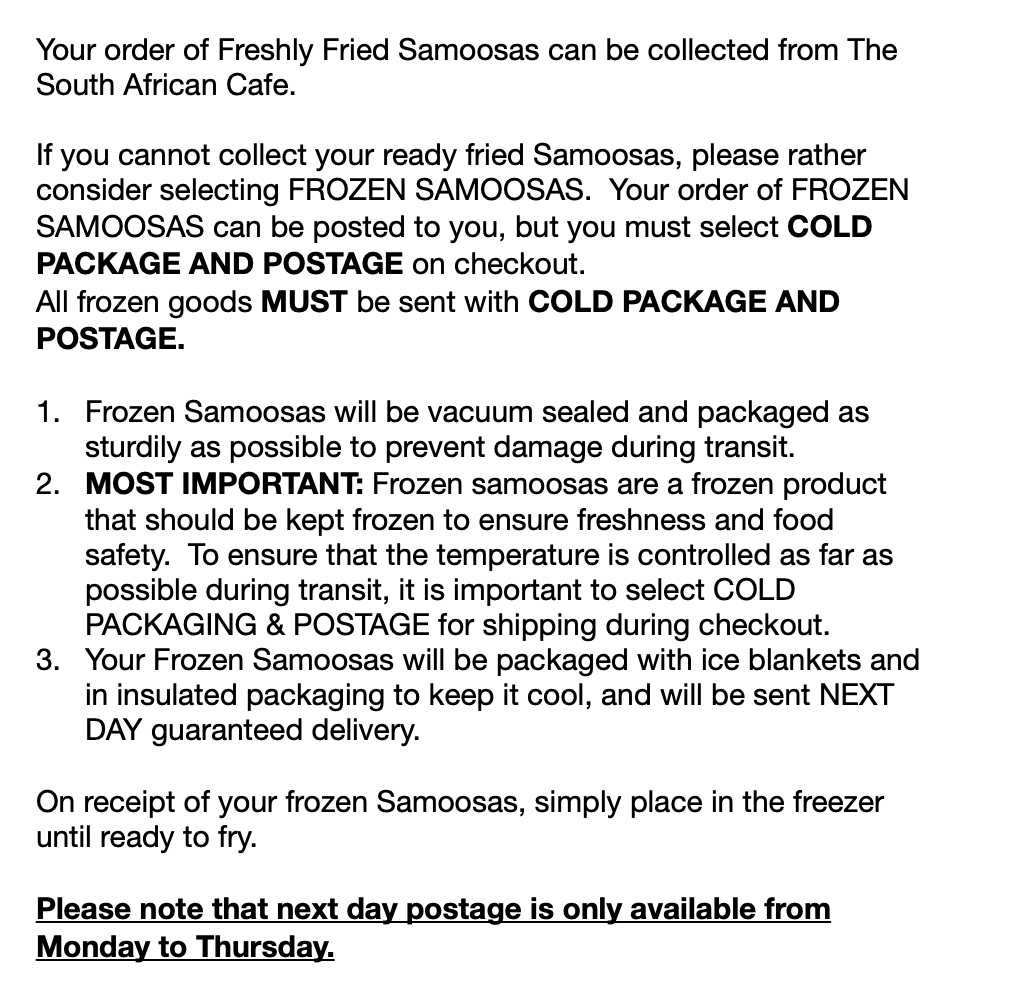 Bakery - Samoosas fried (per dozen)